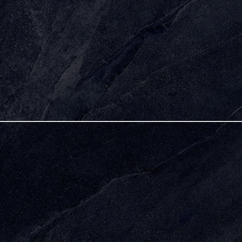 Carrelage effet pierre noir 30 x 60 cm Titano Anthracite , 1,26 m²