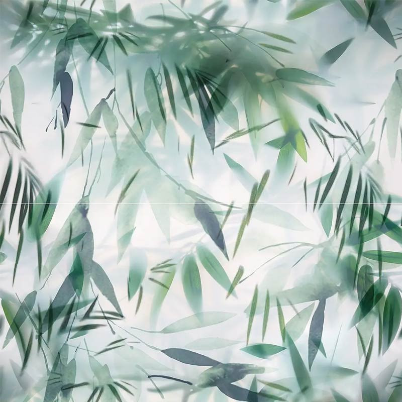 Carrelage jungle vert bleu 60 x 120 cm Four Seasons Décor Spring Set de 2 pièces 1,43m²