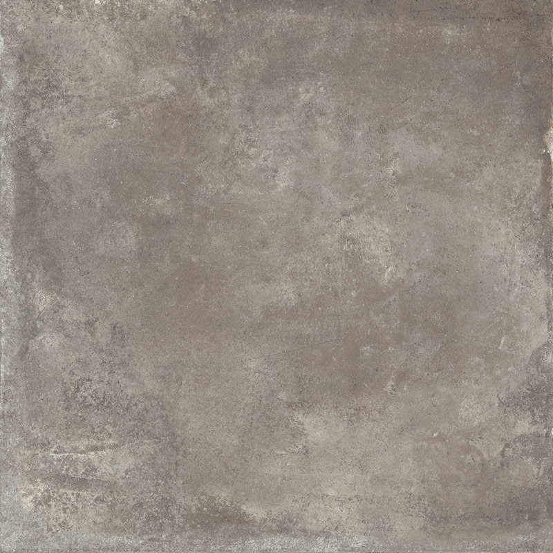 Carrelage extérieur imitation béton gris foncé 60 x 60 cm MATIERE TITANIO GRIP