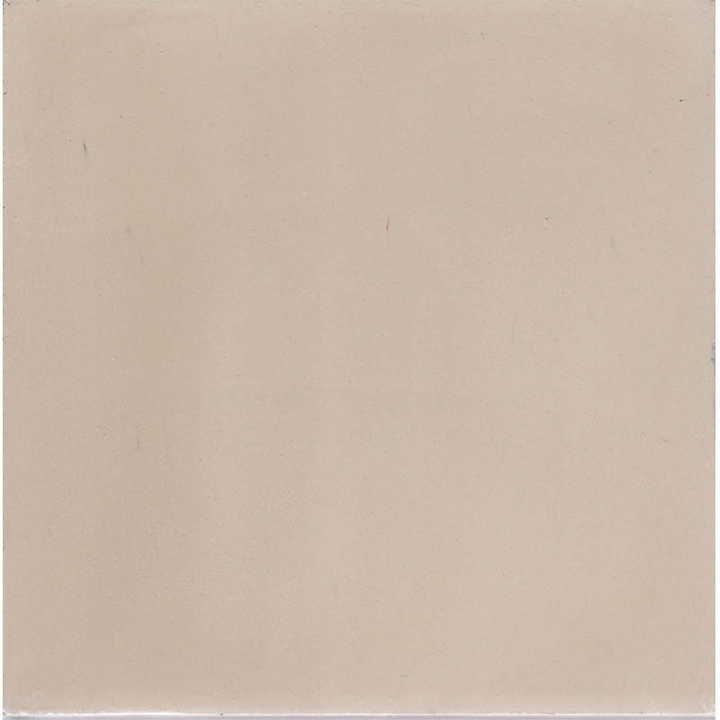 Carreau de ciment véritable artisanal beige uni 20 x 20 x 1,6 cm
