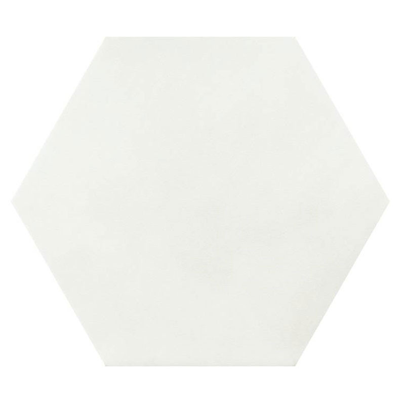Carrelage hexagonal façon tomette blanc 0 x 11,6 cm Small Hexagone Blanc