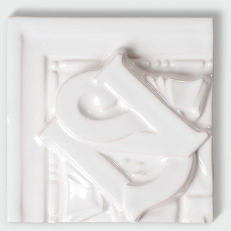 Motif carrelage Métro nord sud Blanc 15 x 15 cm (1 pièce)