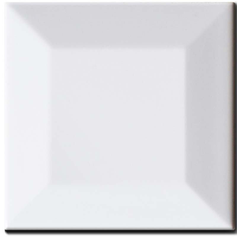 Carreau Métro Blanc brillant 7,5 x 7,5 cm
