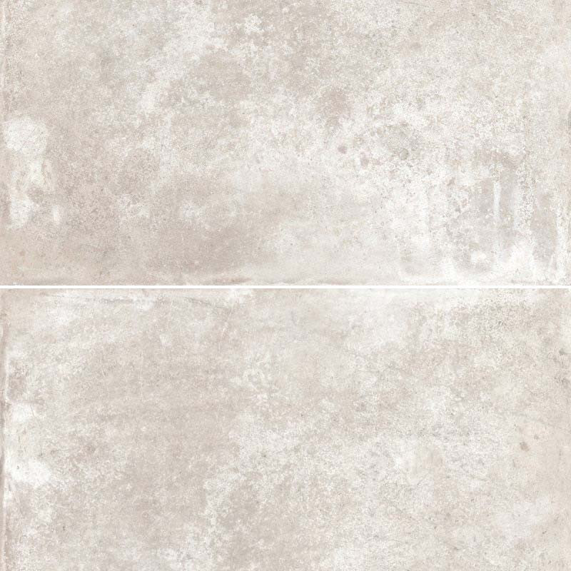 Carrelage imitation terre cuite gris clair 40 x 80 cm VIGNIONI HVG10 BIANCO