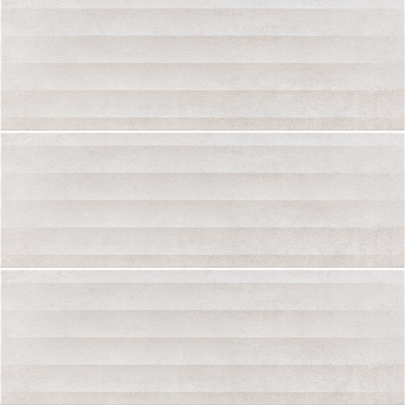 Carrelage mural couleur blanc 25 x 75 cm DOSSO LIN BIANCO