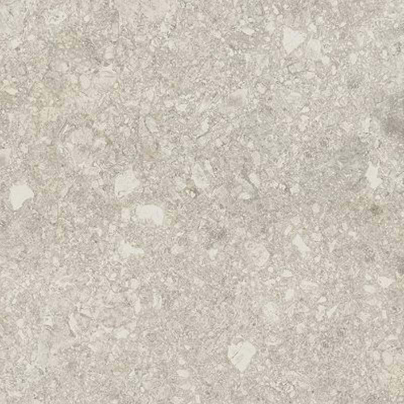 Carrelage Terrazzo gris clair 60 x 60 cm Norr Melk RR 04 STRUCTURÉ