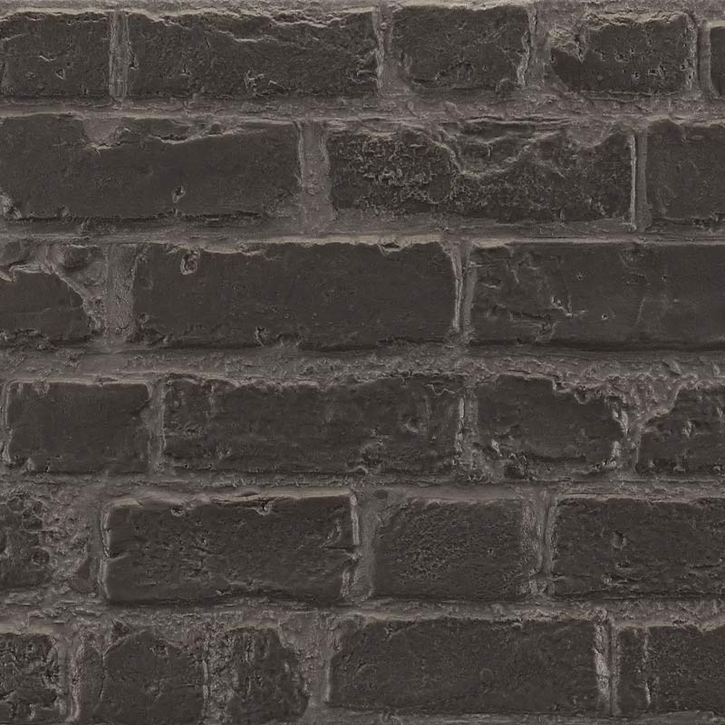 Carrelage parement effet brique noir 31 x 56 cm Manhattan Antracita