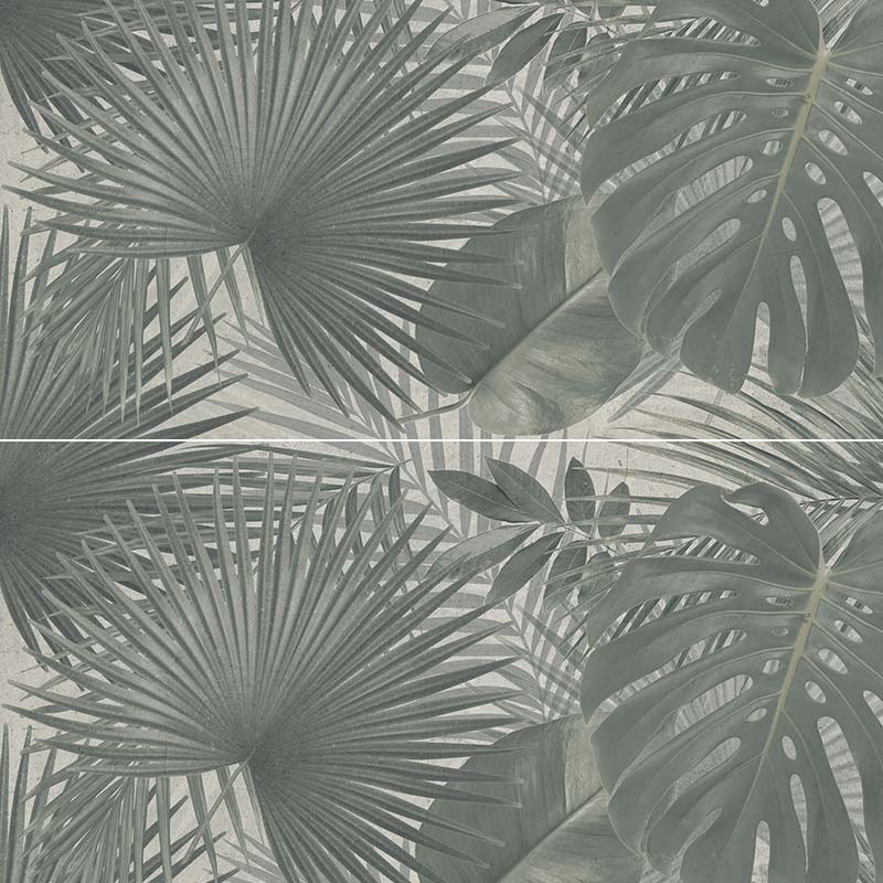 Carrelage jungle gris vert 60 x 120 cm Fantasy Jungle